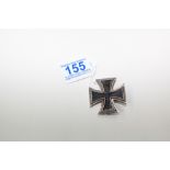 MILITARY GERMAN IRON CROSS 1914 1st CLASS, ENGRAVED TO REAR FELDHILFSARZT WALTER EIGEL 17.3.18