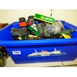 BOX OF MIXED TANKS, CARS & OTHERS