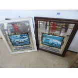 2 X ROLLS ROYCE ADVERTISING MIRRORS