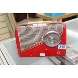 K B TRANSISTOR RADIO, SCARLET RHAPSODY TO BACK