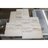 5 VICTORIAN INDENTURES FOR PROPERTY ON ABERDEEN ROAD & OLD SHOREHAM ROAD BRIGHTON