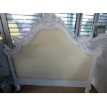 PADDED CREAM & WHITE HEADBOARD 180 CMS AT WIDEST POINT