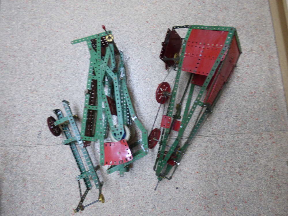 BOX OF BUILT MECCANO MODELS - Image 2 of 3