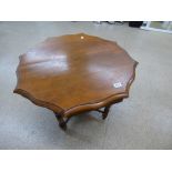 VICTORIAN OCCASIONAL TABLE ON CASTORS