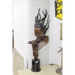 JACK FROST SIGNED BRONZE BY J PRINCE, 104 CMS