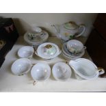 ORIENTAL 'GEISHA' TEA SERVICE