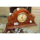 EDWARDIAN MANTLE CLOCK, WITH QUARTZ MOVEMENT CONVERSION