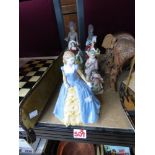 ROYAL WORCESTER FIGURE, LLADRO FIGURE & VARIOUS OTHERS