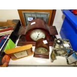 5 ASSORTED CLOCKS INCLUDING ART DECO