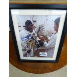 FRAMED PHOTOGRAPH OF RICHARD 'DICK' F GORDON JUNIOR. APOLLO 12 ASTRONAUT