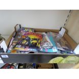 COLLECTION OF COMICS + POSTER INCLUDING MARVEL