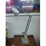 SILVER ANGLEPOISE LAMP