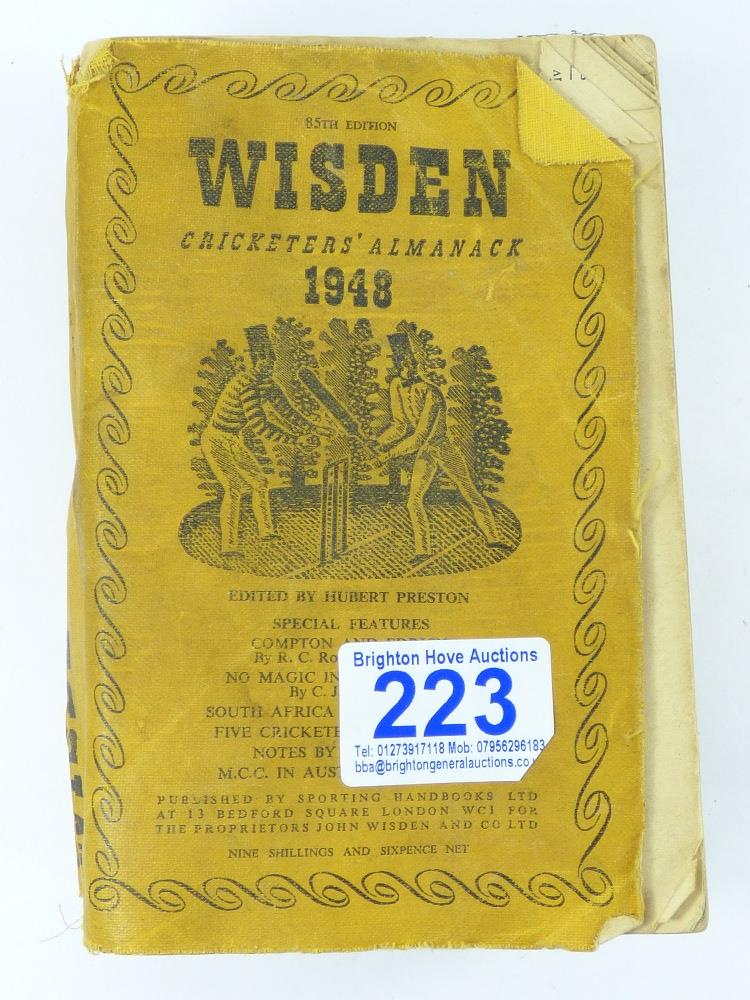 1948 WISDEN CRICKETERS ALMANACK