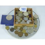 QUANTITY OF COINS INCLUDING MARIA THERESA THALER