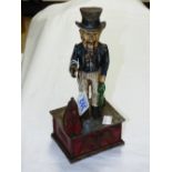 UNCLE SAM CAST IRON MONEY BOX