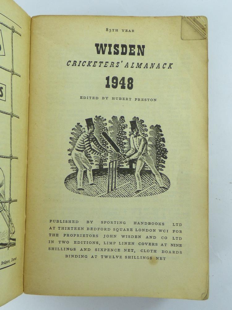 1948 WISDEN CRICKETERS ALMANACK - Image 3 of 4