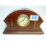 EDWARDIAN MANTEL CLOCK 13 CMS