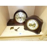 2 X MANTEL CLOCKS INCLUDING SMITHS