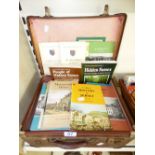 VINTAGE SUITCASE & TRAVEL BOOKS