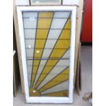 ART DECO LEADED LIGHT