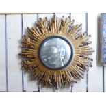 CONVEX SUNBURST MIRROR