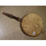 HAND HELD AFRICAN DRUM