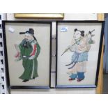 PAIR OF ORIENTAL PICTURES