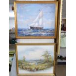 NAUTICAL & LANDSCAPE SCENE PAINTINGS