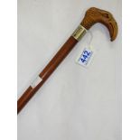 WALKING STICK WITH STYLISED BIRD HANDLE