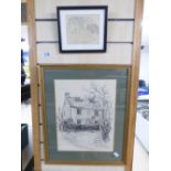 MOIRA HODDELL DITCHLING PRINT + 1 OTHER