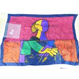 A PICASSO SCARF 87 X 87 CMS