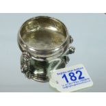 GEORGE III HALLMARKED SILVER CIRCULAR SALT, 43.95 grams