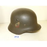 HITLER YOUTH M40 DOUBLE DECAL HELMET