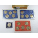 QUANTITY OF COMMEMORATIVE ISLE OF MAN COINS 1979 TYNWALD MILLENIUM, 1987 THE AMERICAS CUP CHALLANGE,