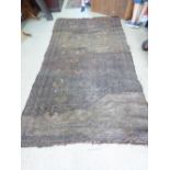 3 VINTAGE RUGS LAGEST BEING 294 CMS X W 164 CMS
