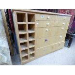 NARROW STORAGE UNIT WITH DRAWERS & BOTTLE HOLDER