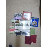 QUANTITY OF RAILWAY RELATED BOOKS, EPHMERA, POSTCARDS ETC