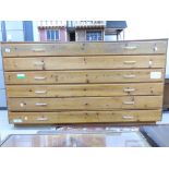 6 DRAWER SWEDISH PLAN CHEST