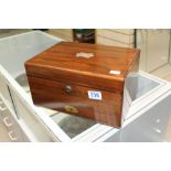 VICTORIAN ROSEWOOD TOILET BOX