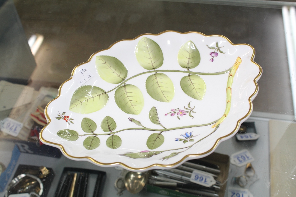 ROYAL WORCESTER LIMITED EDITION 'BLIND EARL' PATTERN JARDINIERE & OVAL DISH - Image 3 of 5