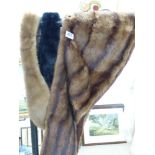 3 X VINTAGE FUR STOLES