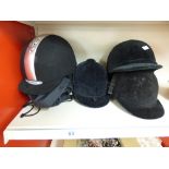 5 X EQUESTRIAN HELMETS INCLUDING CHAMPION