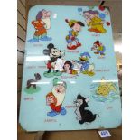 GLASS FIRESCREEN WITH DISNEY CHARACTERS 41 X 55 CMS