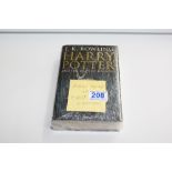 J K ROWLING FIRST PRINT OF HARRY POTTER AND THE DEATHLY HALLOWS