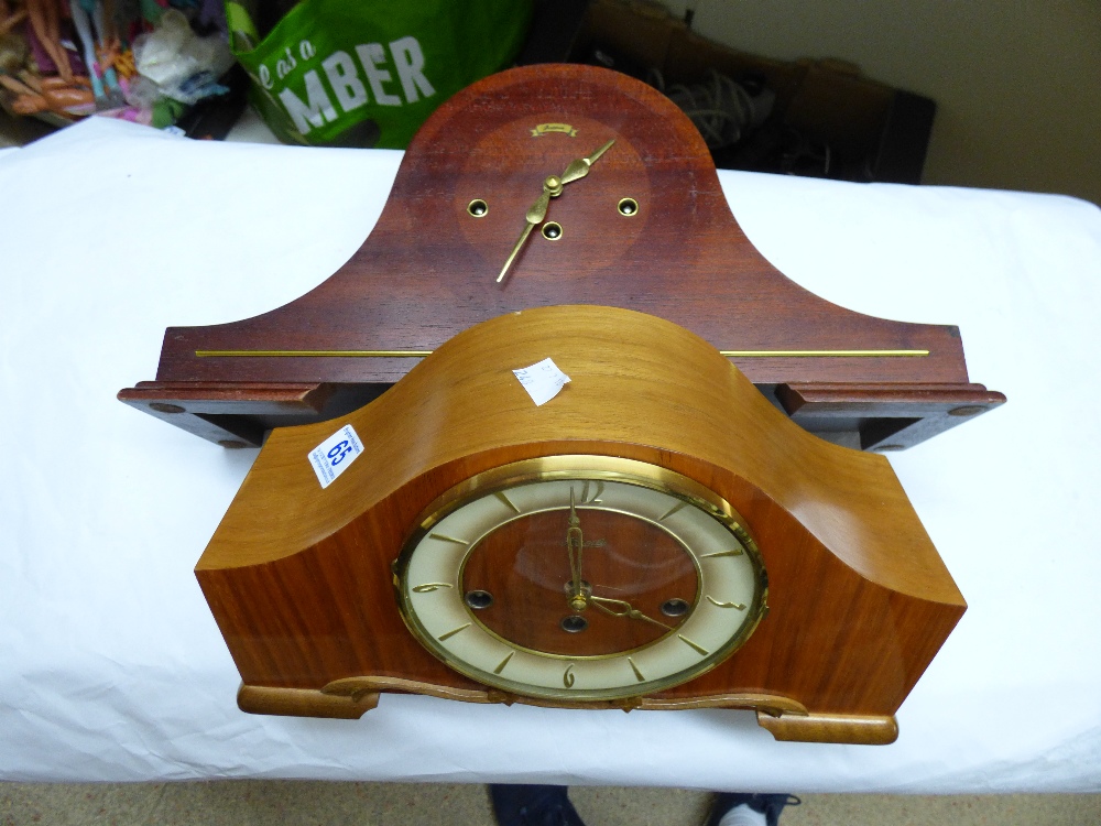 2 X MANTEL CLOCKS