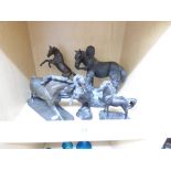 COLLECTION OF HORSE FIGURES