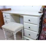 6 DRAWER UNIT WITH MATCHING STOOL
