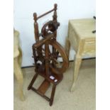 OAK SPINNING WHEEL