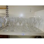 QUANTITY OF WATERFORD CRYSTAL GLASSES