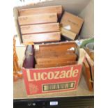 2 BOXES OF EMPTY, WOODEN CIGAR BOXES